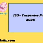 Carpenter Puns2026