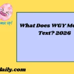 What Does WGY Mean in Text