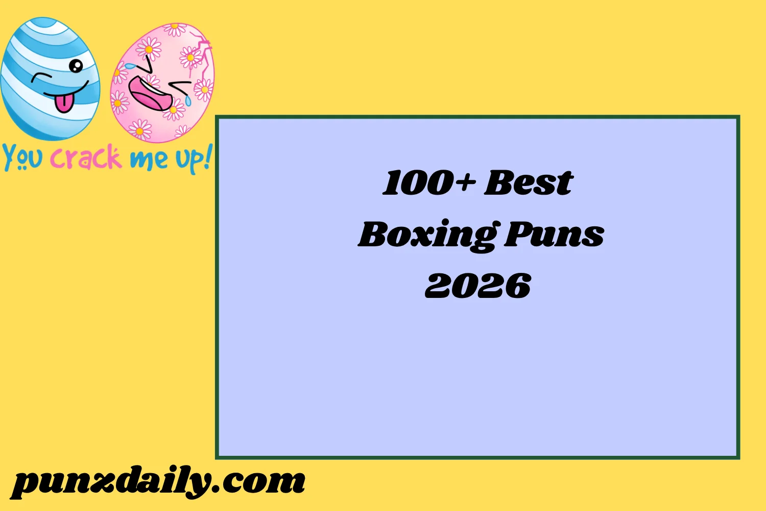 Boxing Puns 2026