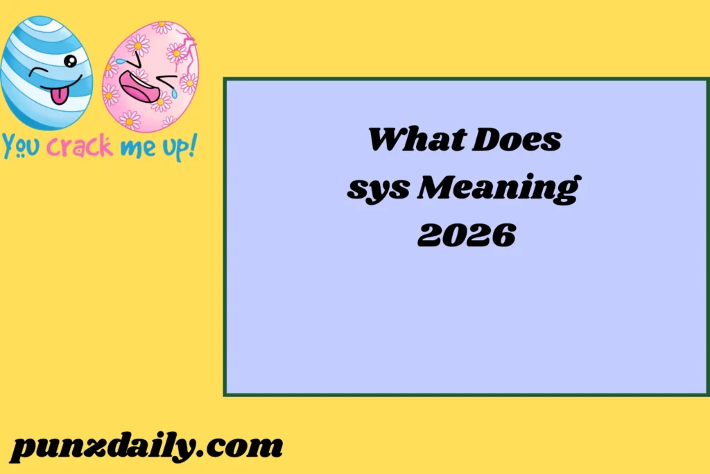 sys Meaning 2026