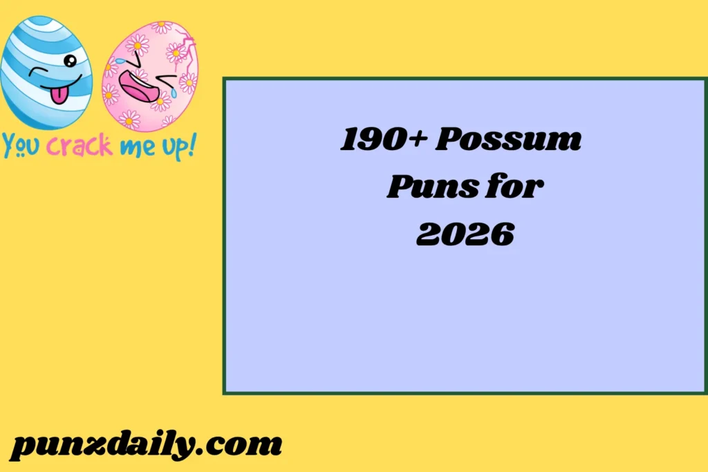 Possum Puns2026