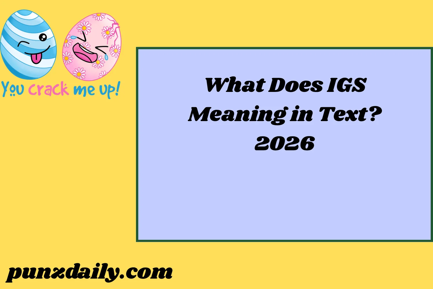 IGS Meaning2026